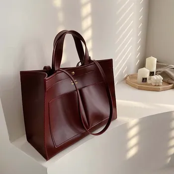 

women handbag Simple Handbag Female 2019 Winter New Casual Fashion messenger Shoulder Bag Famous Designer Trend Brand Tote Bag