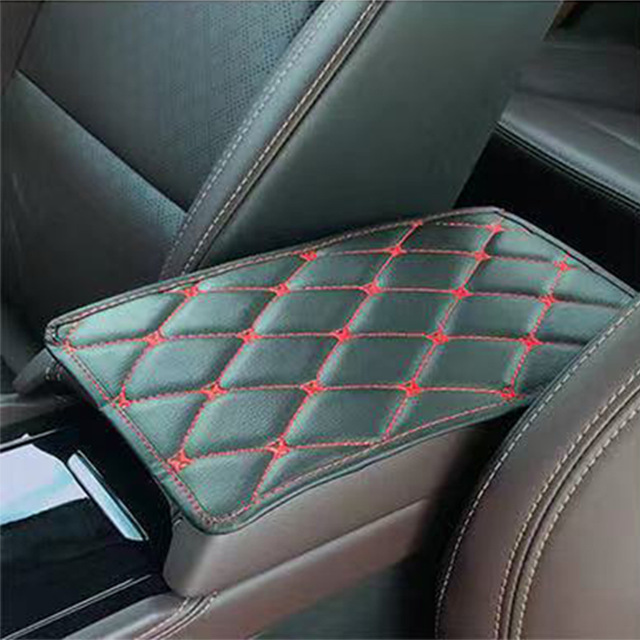 Armrest Mat Box Cover Auto Arm Rest Covers Storage Cars Storage Carpet Protector Pad Car-styling Storage Auto Accessories