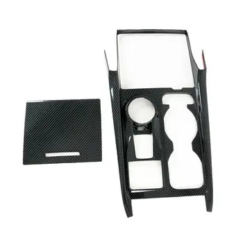 

Carbon Fiber Center Gear Shift Shifter Control Panel Console Cover Trim Fit For Ford Explorer 2020 2021 Car Accessories