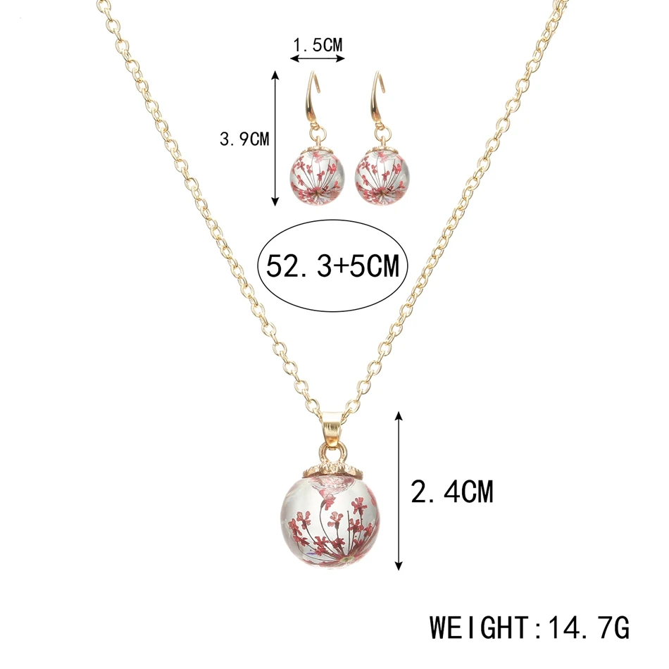 Женский модный ювелирный набор ожерелье чокер с цветком подвеской женские