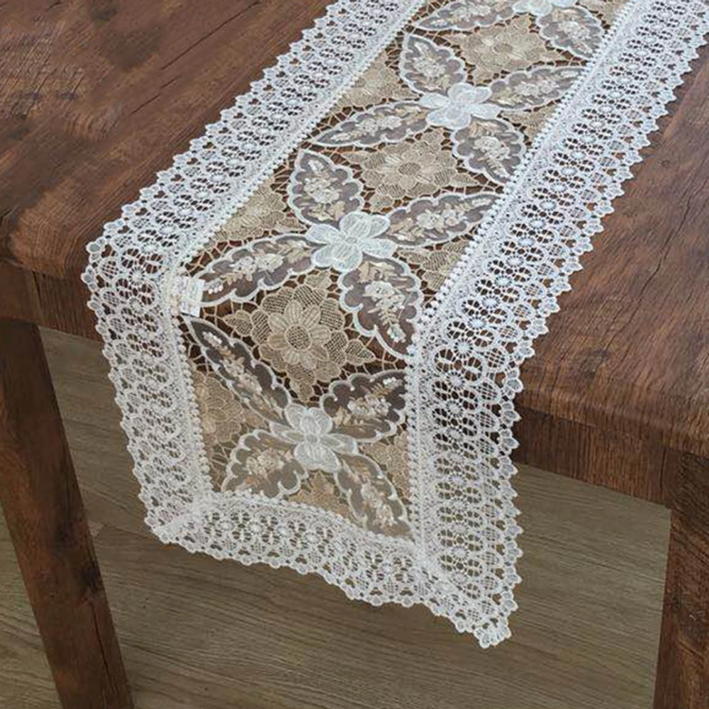 

Lychee Lace Embroidery Table Cloth Simple Rectangle Table Cover Home Wedding Birthday Party Tablecloth