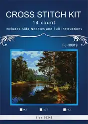 Новая вышивка Счетный крест наборы рукоделие-ремесла 14 ct DMC цвет DIY Искусство ручной работы Декор лес