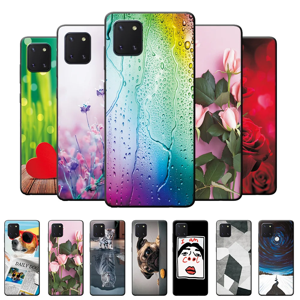 Мягкий силиконовый чехол для Samsung Galaxy Note 10 Lite S10 2020 чехлы телефонов Note10 Lite|coque feather|j2
