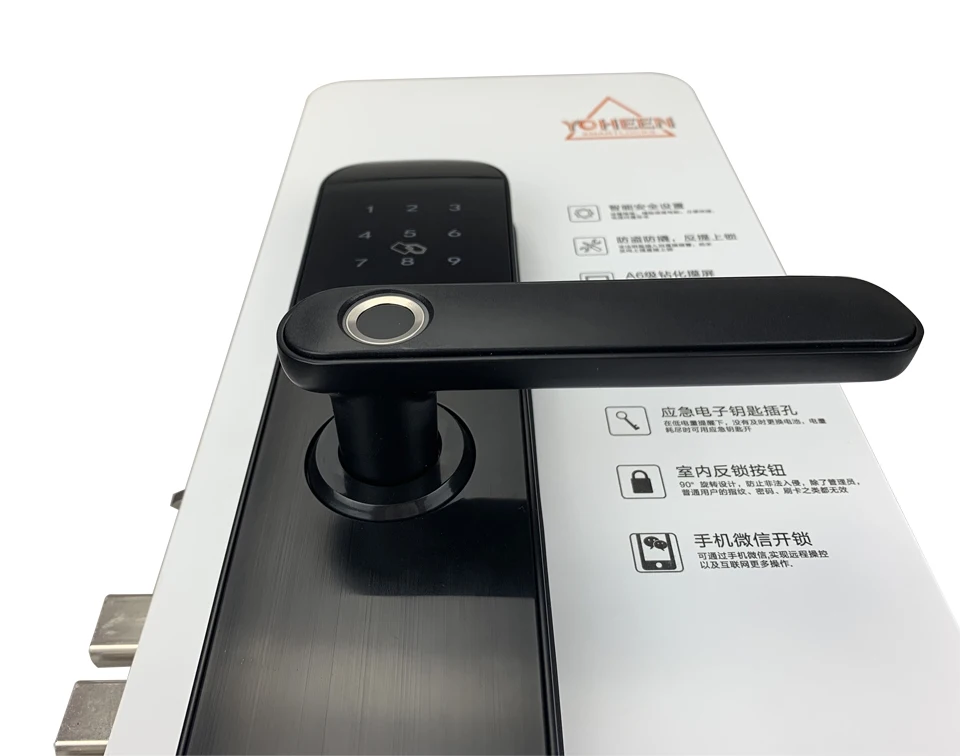FREECAN Bluetooth Wifi электронный дверной замок с TTlock App, смарт-замок для защиты от отпечатков пальцев с rfid-картой код ключ разблокировка