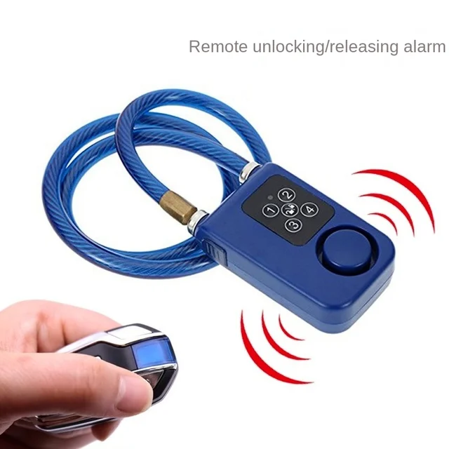 Fietsslot Fiets Smart Lock Alarm 110db Elektrische Scooter Keyless Anti  Diefstal Kabelslot Fietsaccessoires Alarm Fiets|Locks| - AliExpress