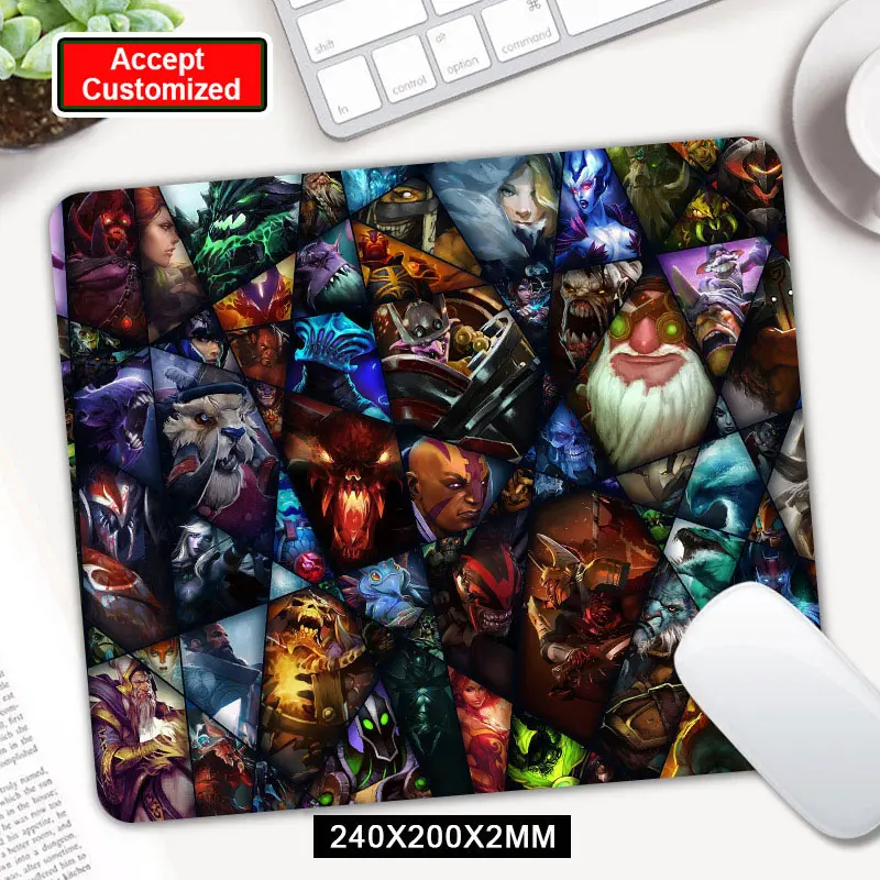 DOTA 2 игровой коврик для мыши геймер компьютерная коврик для мыши игровая клавиатура Коврик для мыши