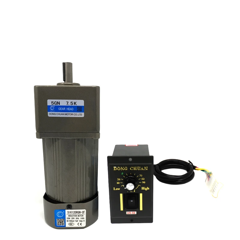 Миниатюрный двигатель регулирования скорости, AC220V 25W редуктор 4IK25RGN-C+ регулятор скорости
