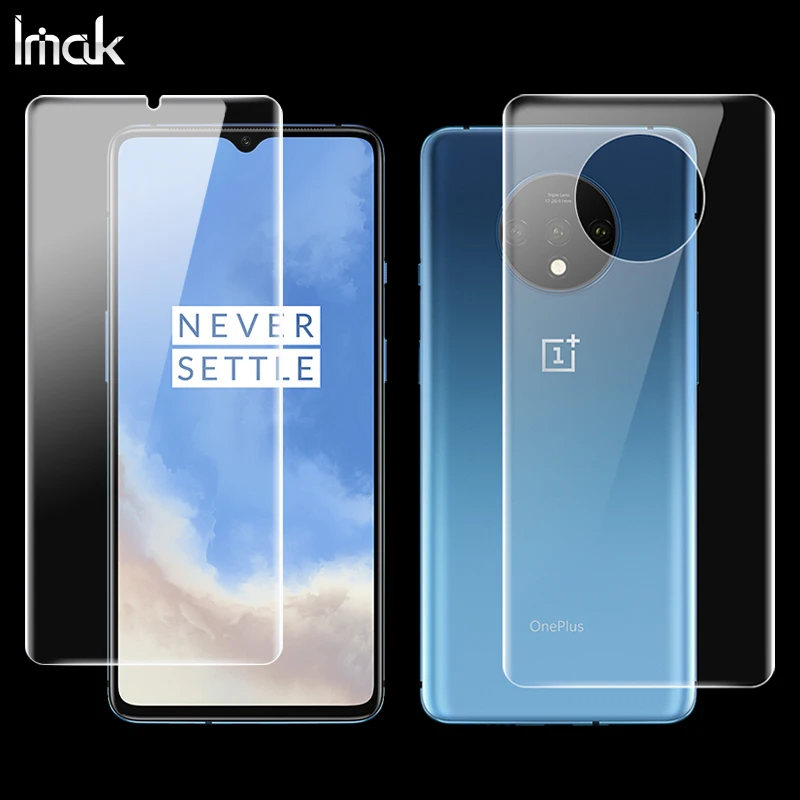 Для OnePlus 7T Pro защита экрана IMAK Hydrogel III Передняя и задняя мягкая защитная пленка tpu для OnePlus 7T 1+ 7T Pro не стекло