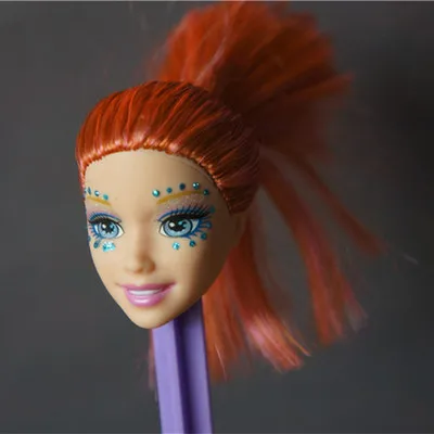 Редкая коллекция ограниченная кукла игрушка голова кукла принцесса-Русалка голова девочка Сделай Сам одевание волос стили игрушки Дети Макияж DIY игрушка кукла голова