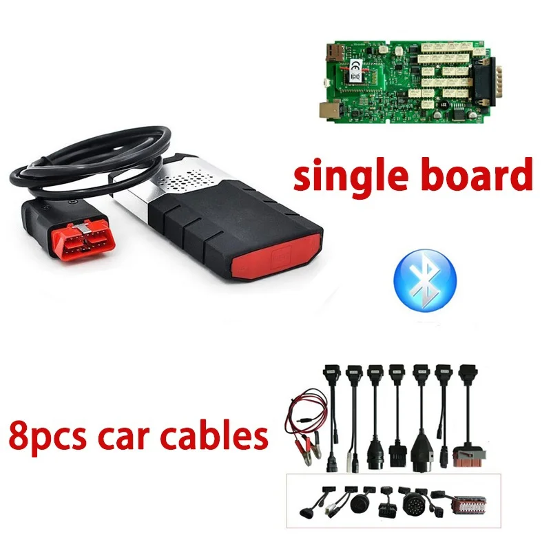 

VSDTK 2016.R0 with keygen Best single board bluetooth Diagnostic Tool for delphis vd ds150e cdp tcs cdp pro+8pcs car cables