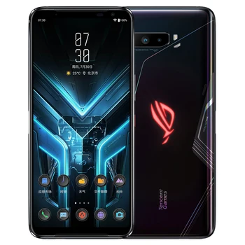 Перейти на Алиэкспресс и купить Новый Asus ROG Phone 3 Strix издание 5G игровой телефон 12 Гб Оперативная память 128 Гб Встроенная память Snapdragon865 6,59 дюйм6000 мА/ч, 64MP NFC Android10 ROG Phone 3
