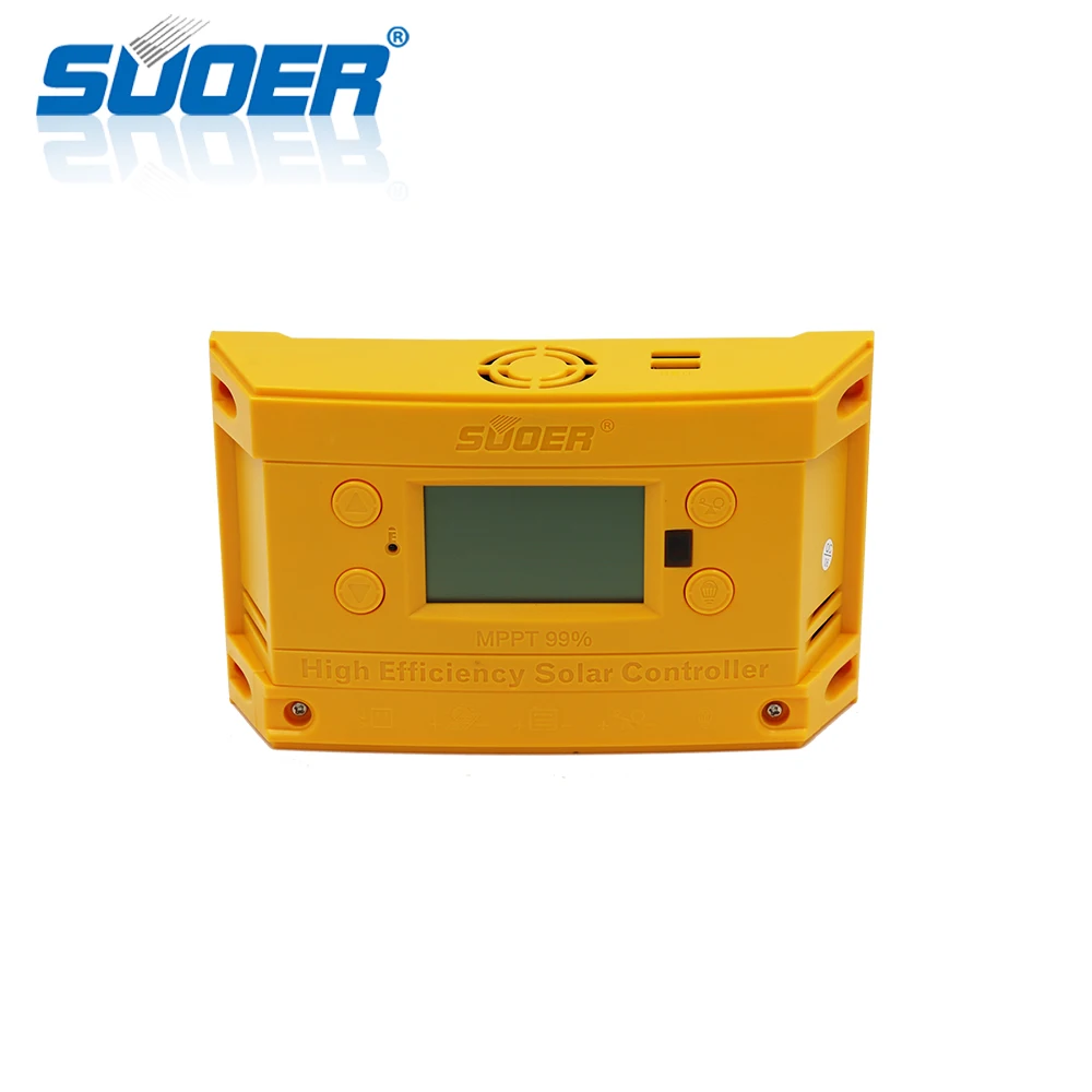 Suoer【MPPT Контроллер заряда 】 12 В/24 В Адаптивная 20А со встроенным интерфейсом 5 в 1A MPPT контроллер солнечного зарядного устройства(ST-H1220