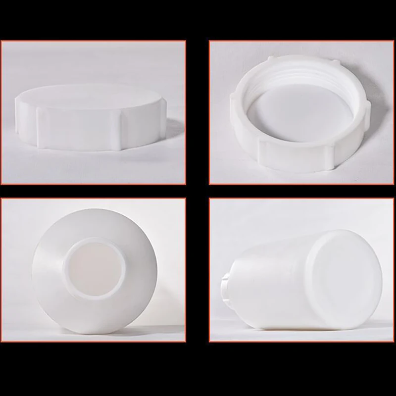 1 шт. 3L белый PTFE пластик Химический реагент тефлон бутылочки лаборатория химических упаковочная банка первичный хранения жидкости бутылки