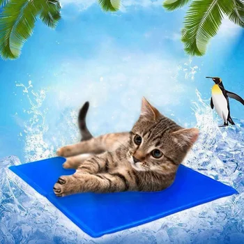 

Dog Bed Mat Pet Ice Cushion Plush Mattress Durable Coolinging Pad For Puppy Kitten Dog Supplies