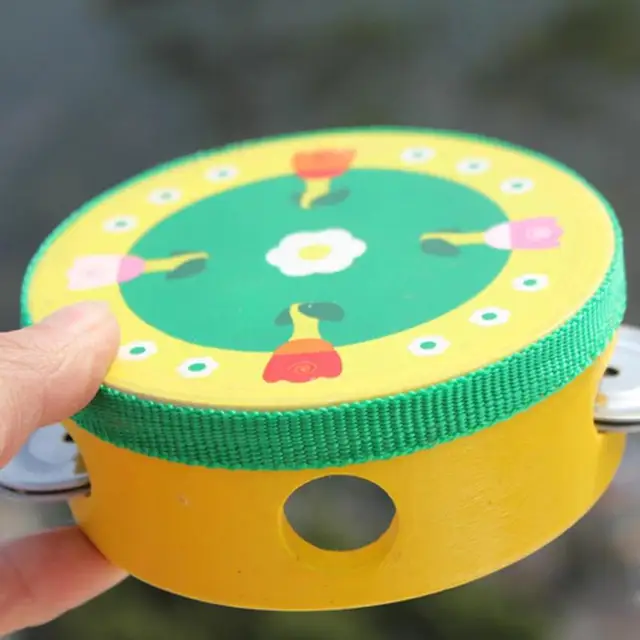 Children Kids Music Toys Educational Cartoon Mini Musical Beat Instrument Hand Drum Baby Gifts 4