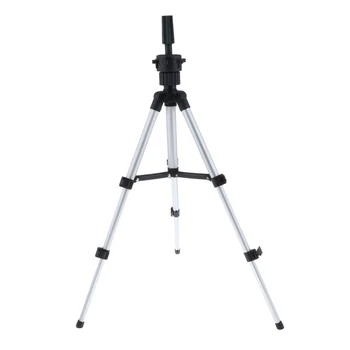 

Adjustable Mannequin Tripod Stand for Wig Display Making, Foldable Rotating Cosmetology Hairdressing Manikin Head Holder Stand