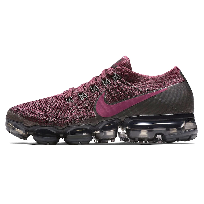 Оригинальные подлинные женские дышащие кроссовки для бега Nike Air VaporMax Flyknit, удобная спортивная обувь для улицы, тренд 849557-500 - Цвет: 849557-605