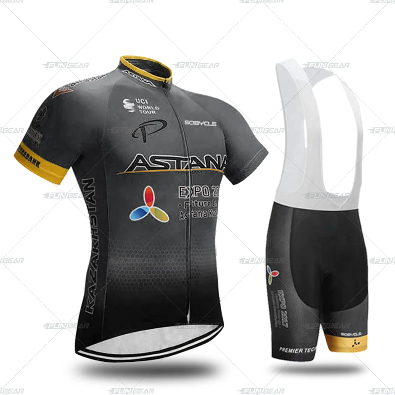 BibCyclingSet Одежда для велоспорта мужская летняя одежда для велоспорта дышащая одежда для велоспорта с защитой от ультрафиолета/комплекты из Джерси с коротким рукавом для велоспорта Ropa Ciclismo maillot - Цвет: BibCyclingSet