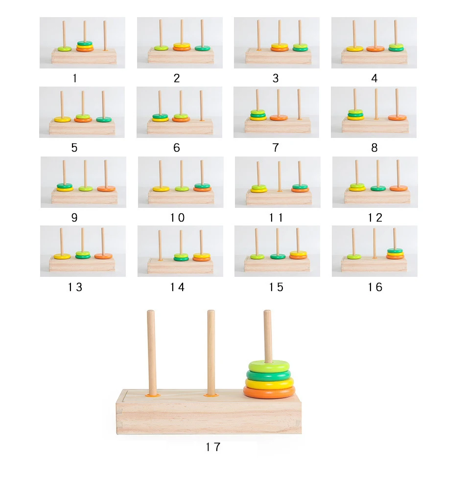 Деревянные детские игрушки Hanota, пазлы, Игрушки для раннего обучения, деревянные классические детские математические головоломки, игрушки для подарка ребенку