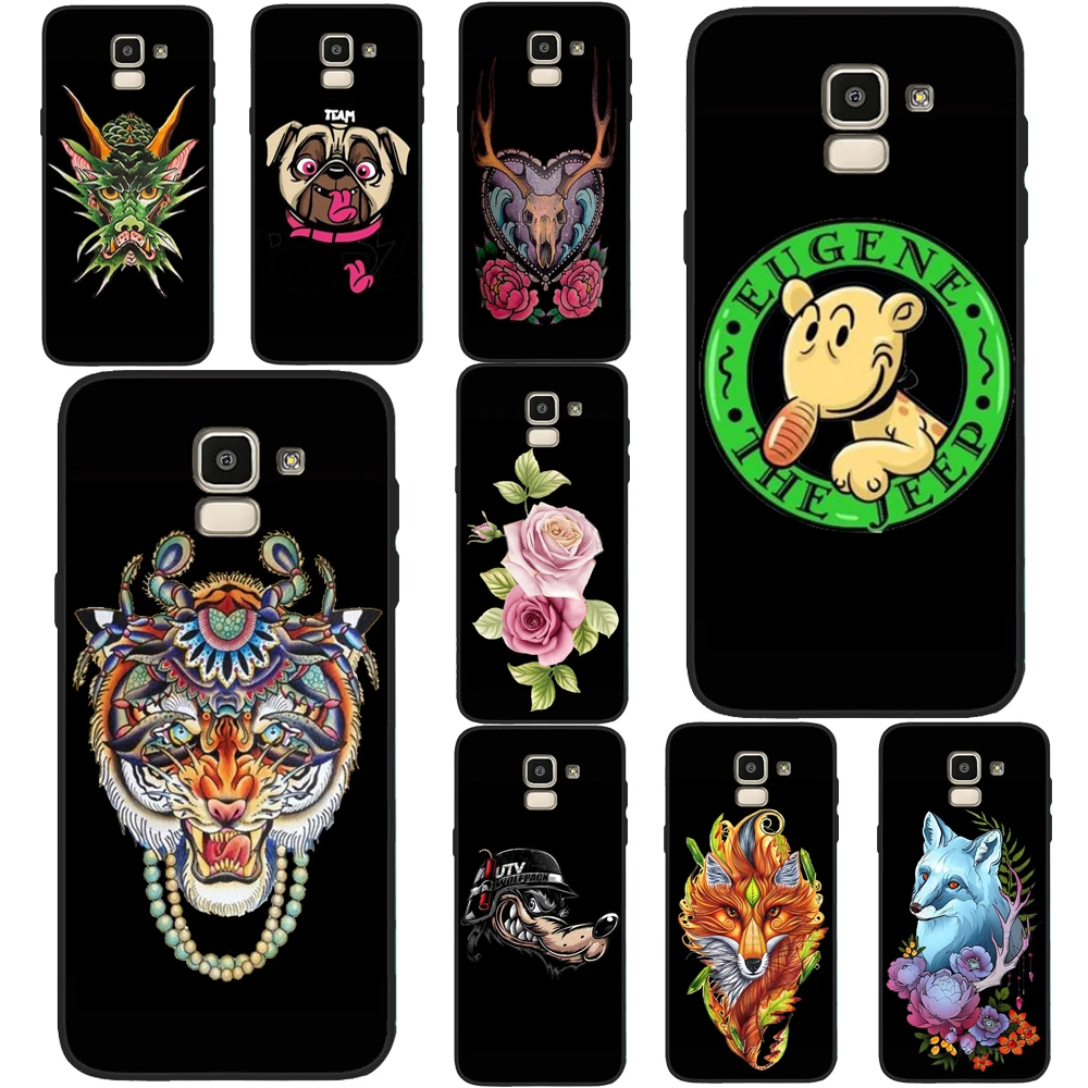 

Dragon tiger DC for Samsung Galaxy A7 2018 A10 A20 A40 A50 A70 A6 A8 A5 Note 8 9 10 M10 M20 Cover Phone Case Cover Funda Capa