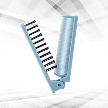 

1Pc Foldable Comb Double-Headed Hair Folding Comb Anti-static Hair Comb Long Hair Straight Comb for Travel(Sky-Blue)