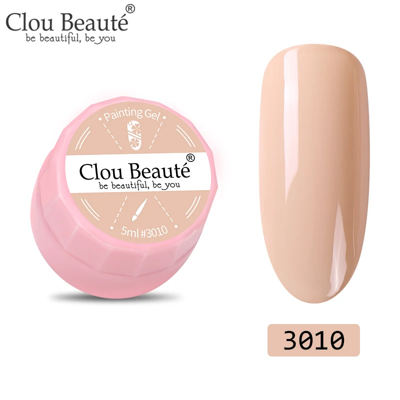 3010 Clou Beaute живопись гель рисунок лак УФ-гель для ногтей esmaltes permanentes de uv y Гель-лак для светодиодной сушки замачиваемый гель лак для ногтей - Цвет: 3010