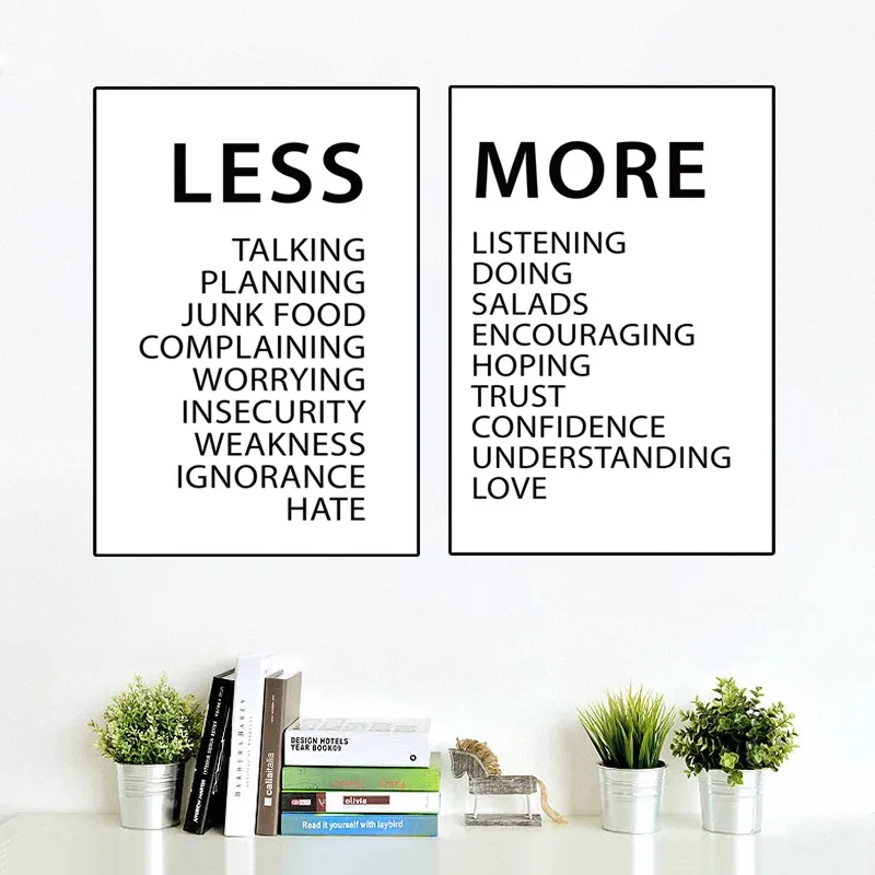 Hot Puisi Bahasa Inggris Huruf Lebih Sedikit Lagi Kanvas Lukisan Koridor Rumah Asrama Kamar Tidur Dekorasi Lukisan Minyak Poster Dan Cetakan Aliexpress Rumah Taman