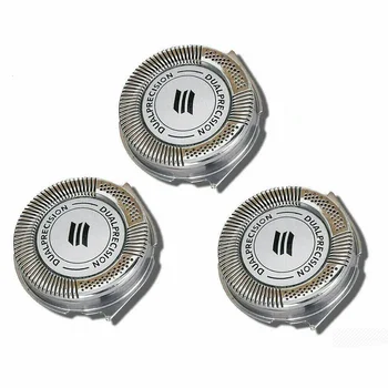 

3Pcs Replacement Shaver Blades Heads Compatible with Philips Norelco Razor HQ8 Dual Precision