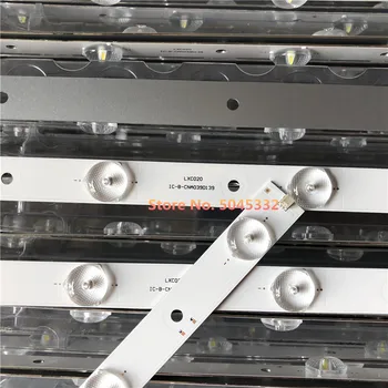 

739mm LED Backlight strip 10 Lamp For Proscan 39 inch LCD TV IC-E-CNA039D139 V390HJ1-P02 3V