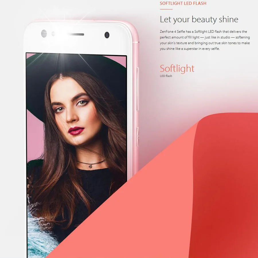 Мобильный телефон Asus Zenfone 4 Selfie, 4 ГБ, 64 ГБ, ZD553KL, две sim-карты, 5,5 дюймов, 16 Мп+ 20 Мп+ 8 Мп, отпечаток пальца, 3000 мАч, 4G LTE, Android