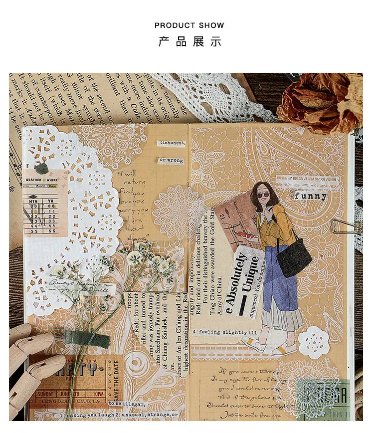 Натуральные листья, цветы, серия Bullet Journal, декоративные полупрозрачные наклейки для скрапбукинга, этикетка, дневник, канцелярский альбом