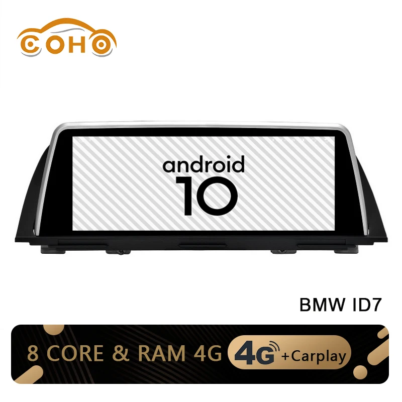 Android 10.0 Octa Core 4+64G 12.3Inch Dvd Automotivo Car Multimedia Player Radio For BMW F10 F01 F02