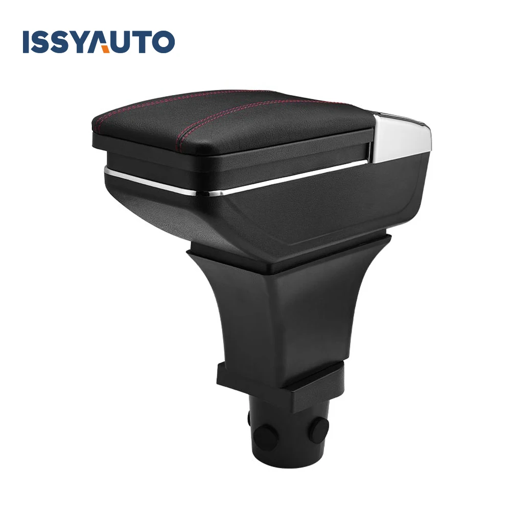 

For Ford Ka+ Plus 2015-2019 Hatchback Car Armrest Box PU Leather Central Container Storage Box Car Styling Accessories