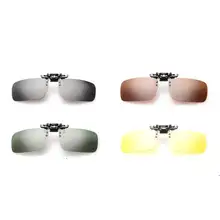 Поляризованные линзы клип очки ночного видения Зеркало Gafas De Sol Oculos Escuros близорукость солнцезащитные очки водителя зеркало