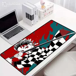 Anime mouse pad xl demon slayer kimetsu não yaiba gamer teclado computador mousepad empresa acessórios de jogos tapetes para computador mausepad