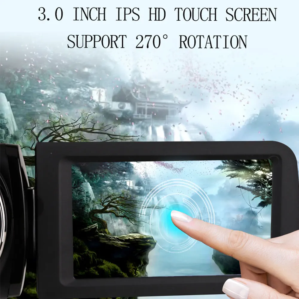 Full HD wifi-глазок для двери с монитором профессиональное ночное видение анти-встряхивание 4K цифровая фотокамера видеокамера Стабилизатор потока HDMI SD CMOS