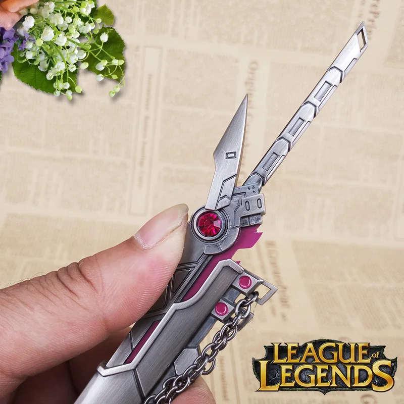 Проект Fiora оружие 22 см брелок декоративный кулон из цинкового сплава коллекция декоративный брелок