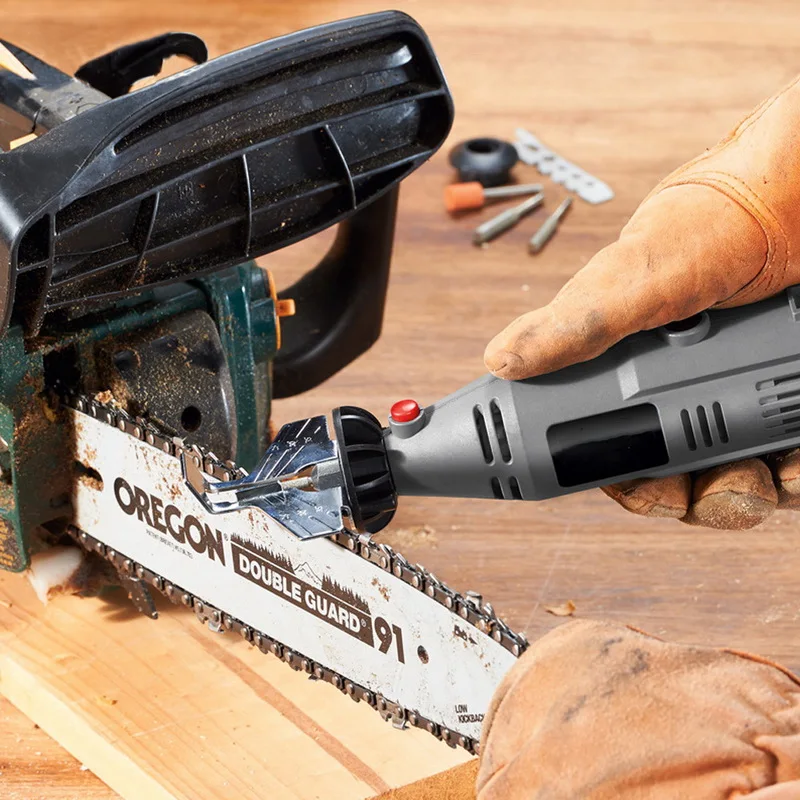 

High Speed Steel Saw Sharpening Kit Electric Grinder Sharpening Polishing Attachment Set Saw Chains Tool