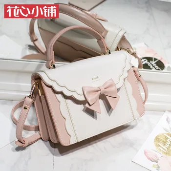 

Pu New Bow Small Package Shoulder Bag Messenger Female Bag