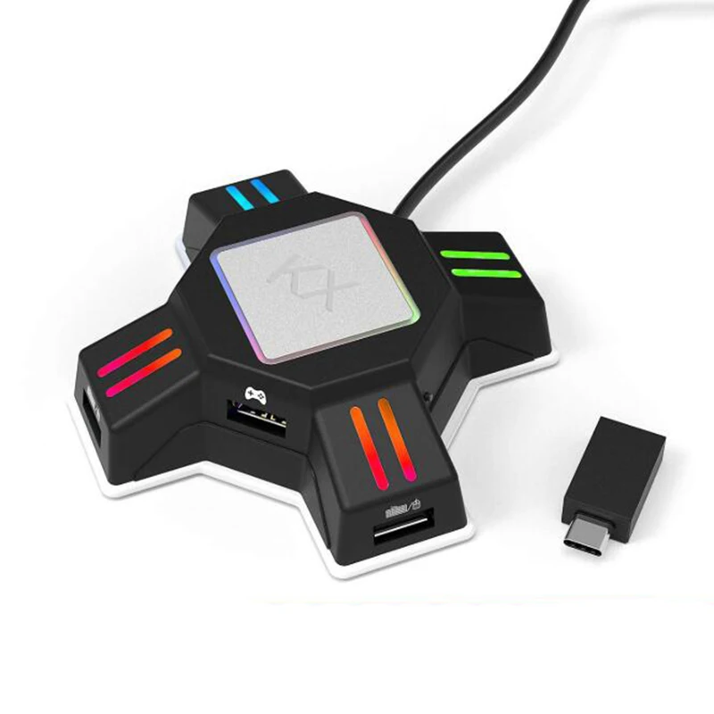 

For Switch/Xbox/PS4/PS3 Gamepad Conversion Keyboard Mouse Converter Gamepad Controller Video Game Keyboard Mouse Adapter
