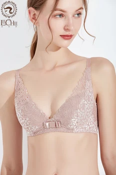 

Pure Silk Bra Women Lace Underwear Push Up Sexy Lingerie No Rims Bralette Fullcup Summer Thin Bodice Bow Wire Free Free Shipping