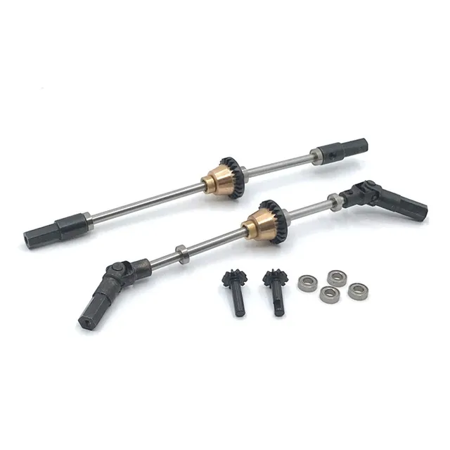 WPL Model HL Military Card Six-wheel Drive Military Card Upgraded Modified Front&Middle&Rear Axle Metal Differential Assembly