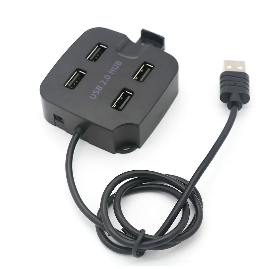 1 Drag 4 Портативный USB разветвитель адаптер ноутбук USB2.0 концентратор выдвижной держатель телефона защита от короткого замыкания