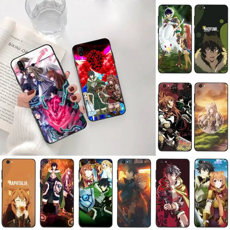Чехол tate no Yuusha nose agari черный мягкий чехол для Vivo Y91c Y17 Y51 Y67 Y55 Y93 Y81S Y19 V17 vivo s5|Бамперы| |