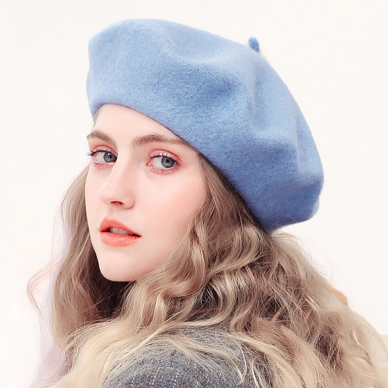 Wool beret hat Clearance