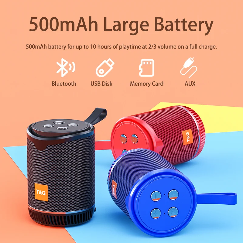 TG528 Мини Портативный беспроводной Bluetooth динамик стерео телефон радио музыка