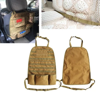 

Multifunction Outdoor Tactical Molle Car Seat Organizer Waterproof Fabric Nylon Seat Back Organizer Car Seat Cover Protector
