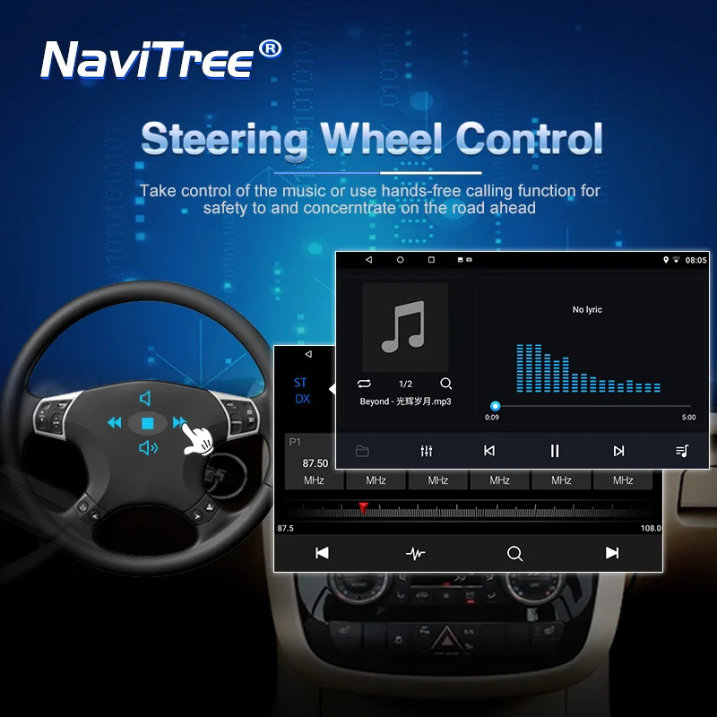 Автомобильный радиоприемник на Android 2G + 32G для Peugeot 307 307CC 307SW 2004 2013 WiFi Bluetooth GPS