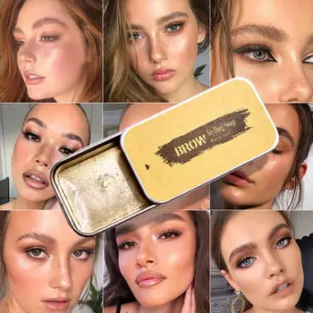 

1PC 3D Feathery Brows Makeup Gel Soap Brows Kit Long Lasting Eyebrow Setting Gel Waterproof Eyebrow Tint Pomade Cosmetics TSLM1