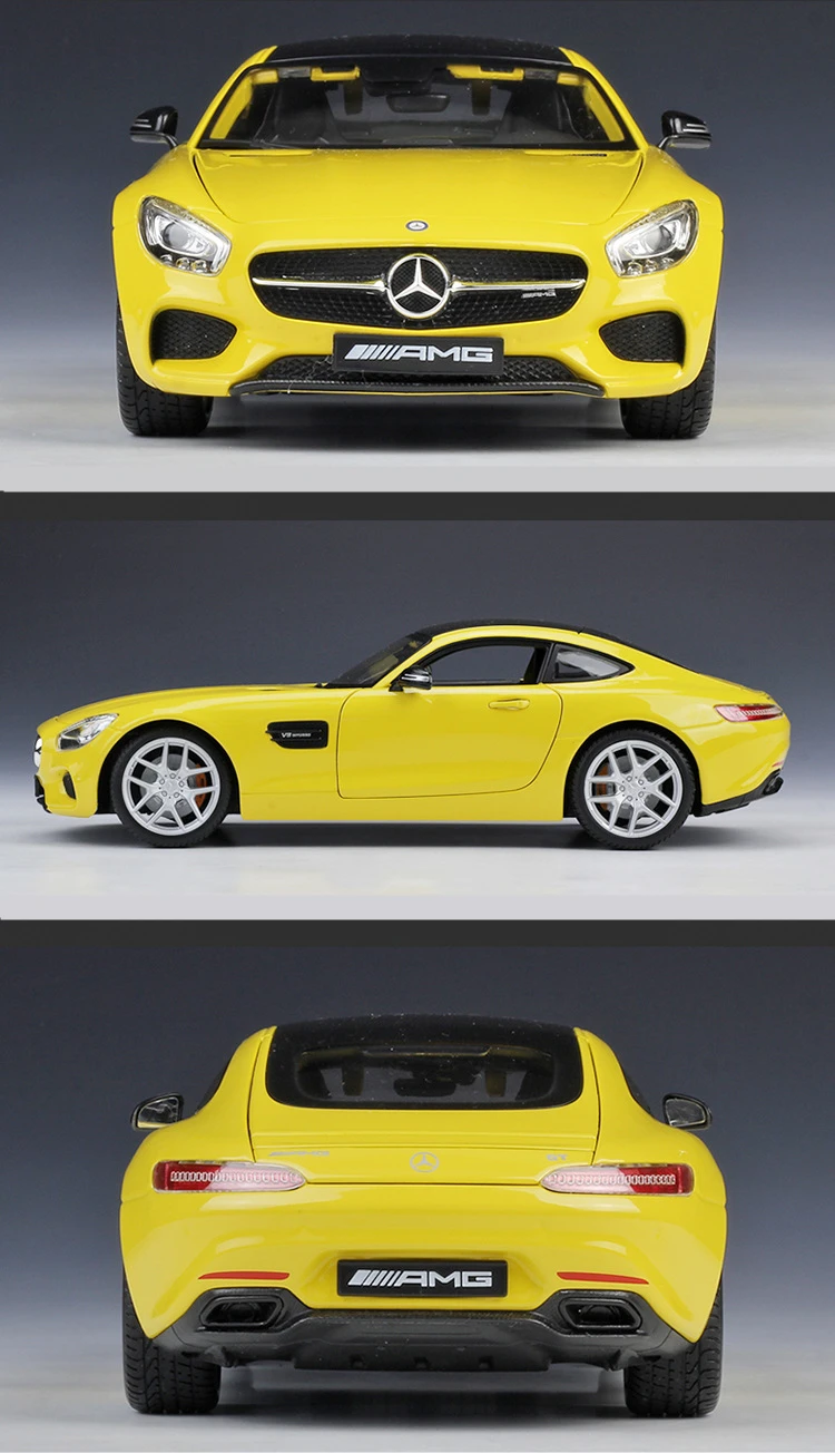 Maisto 1:18 Mercedes-Benz AMG GT спортивный автомобиль сплав Ретро модель автомобиля классическая модель автомобиля украшение автомобиля коллекция подарок